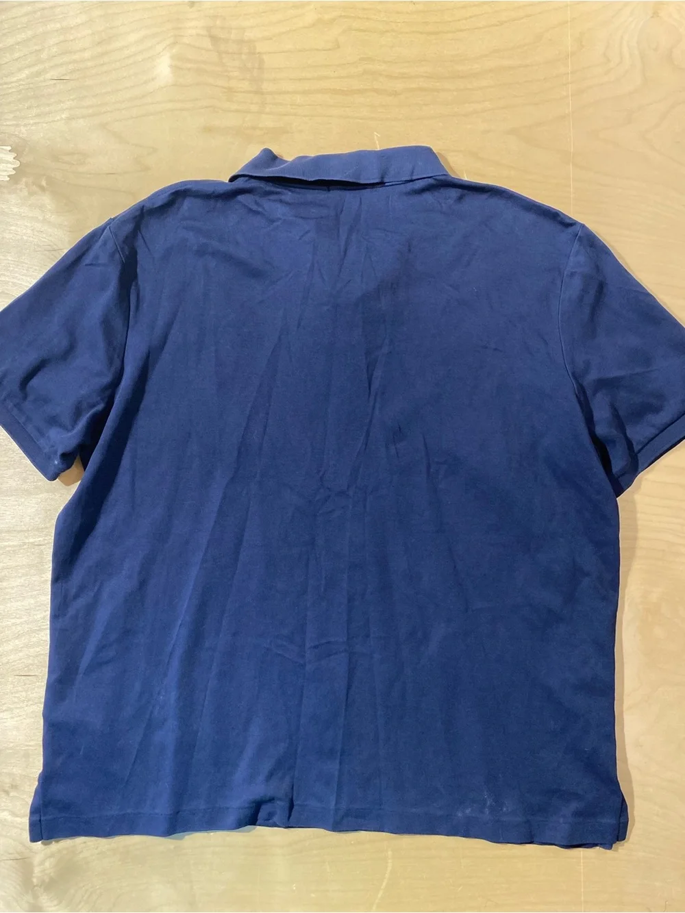 Polo Ralph Lauren Men's Navy Polo with Gold Pony Embroidery Large (Z)
